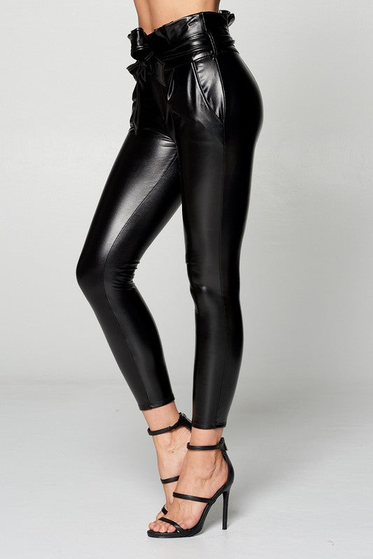 Express Super High Waisted Belted Paperbag Pant | Hamilton Place